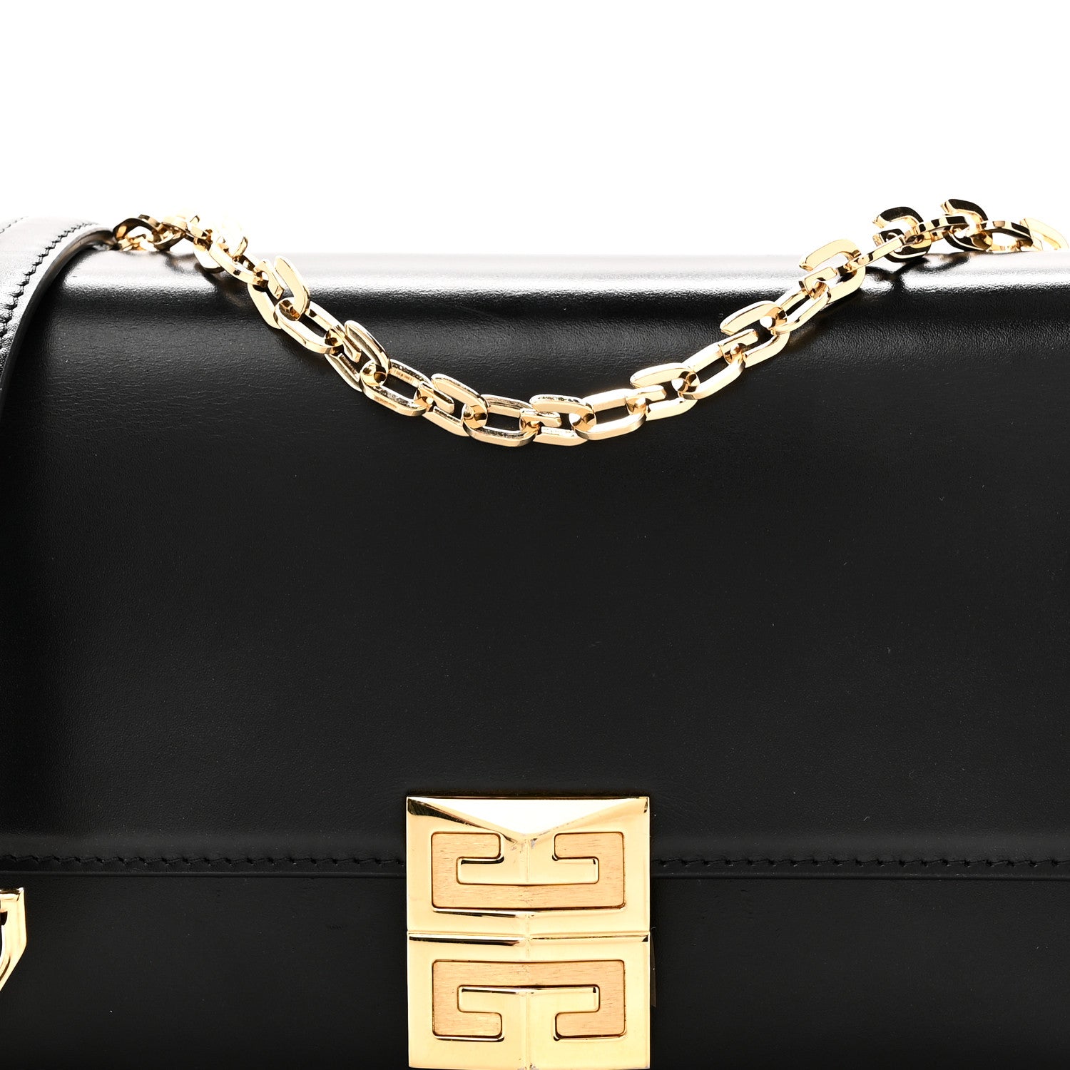 Givenchy Calfskin Small 4G Chain Shoulder Bag Black 7 of 9