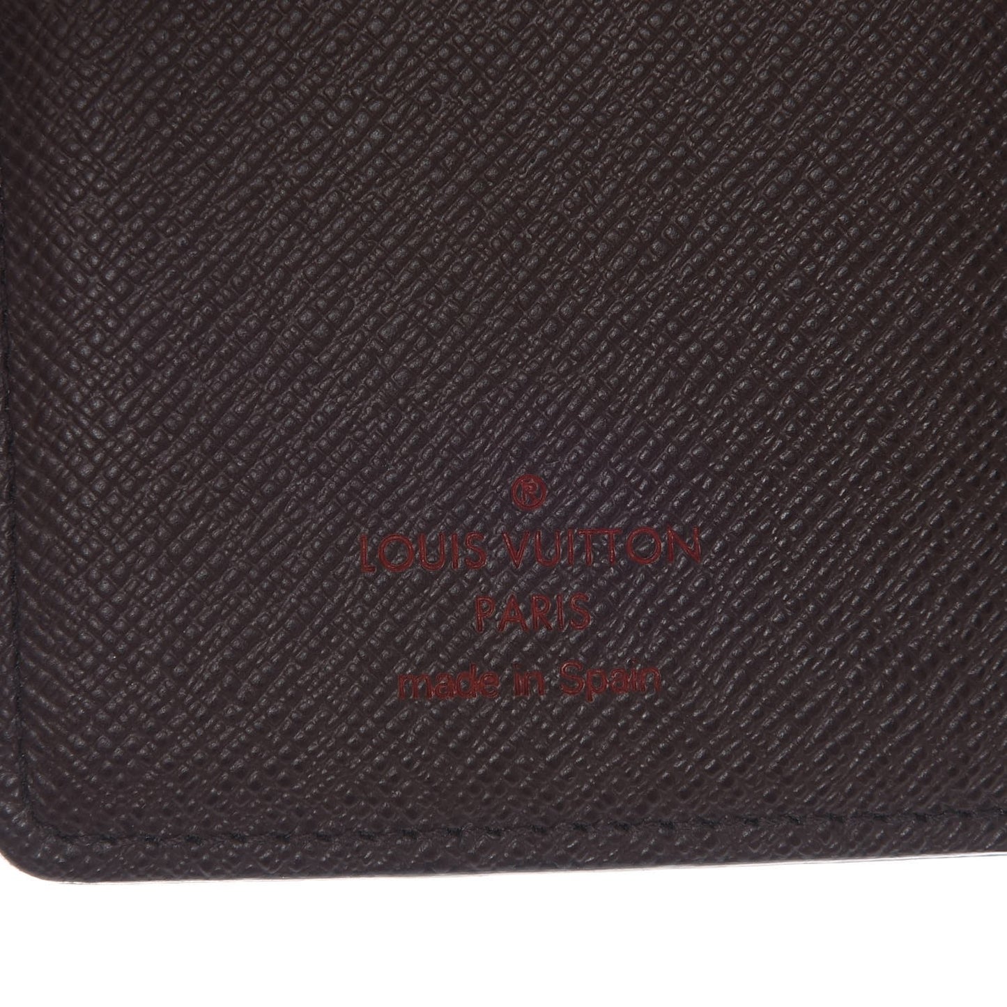 Damier Ebene Small Ring Agenda Cover