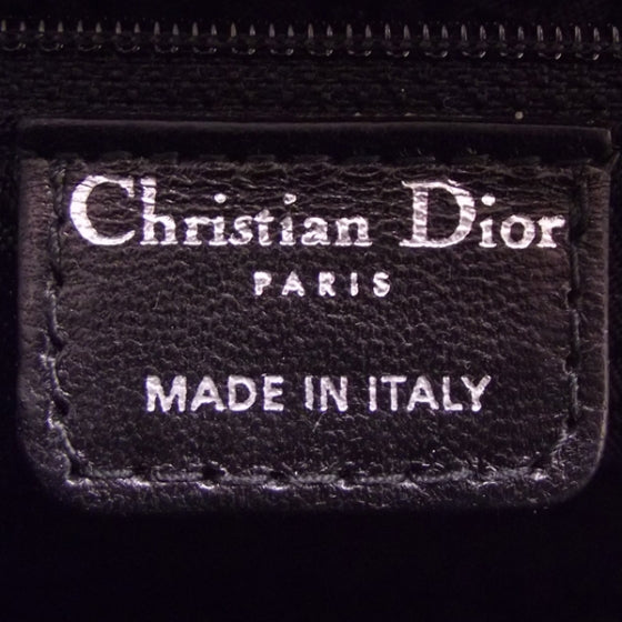 Christian Dior Patent Cannage Tote 7 of 9