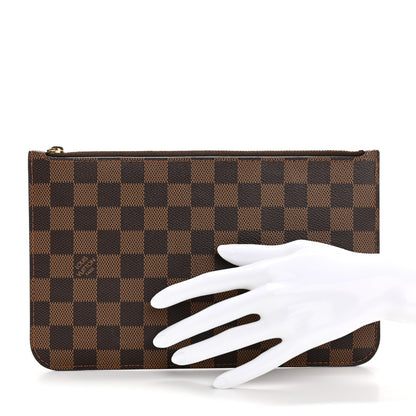 Louis Vuitton Damier Ebene Neverfull MM GM Pochette 2 of 11