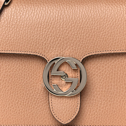 Gucci Dollar Calfskin Small Interlocking G Shoulder Bag Camelia 9 of 12