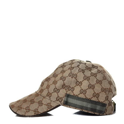 Gucci Monogram Web Baseball Hat XL Beige 3 of 9