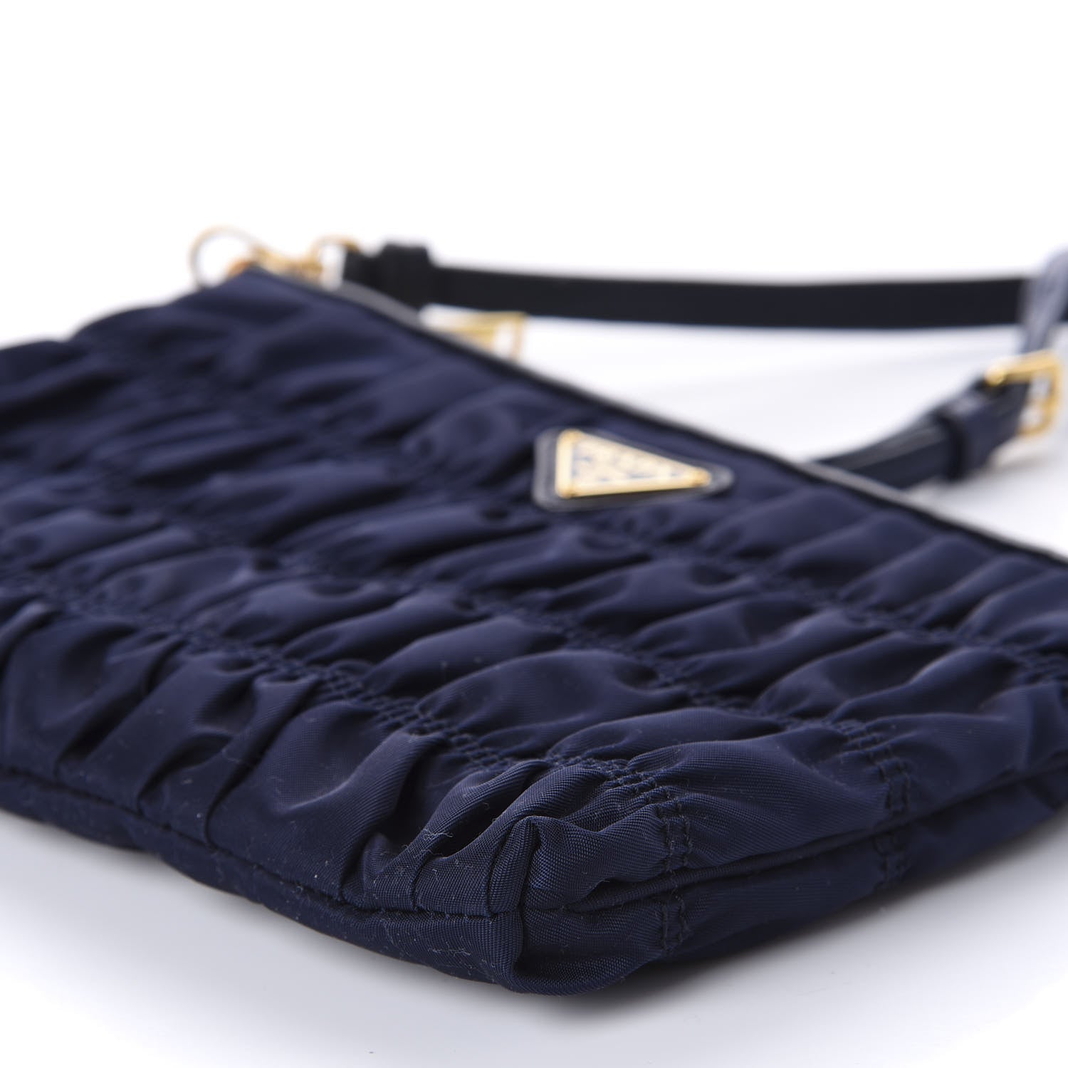 Prada Tessuto Nylon Gaufre Shoulder Bag Baltico 8 of 10