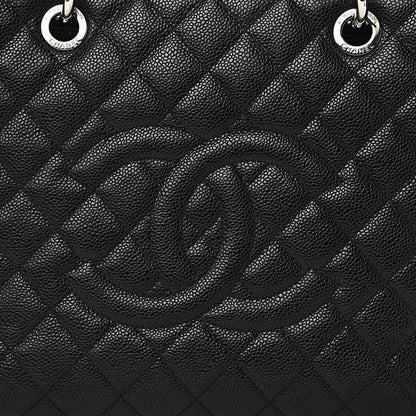 Chanel Caviar Quilted Grand Shopping Tote GST Black 12 of 12