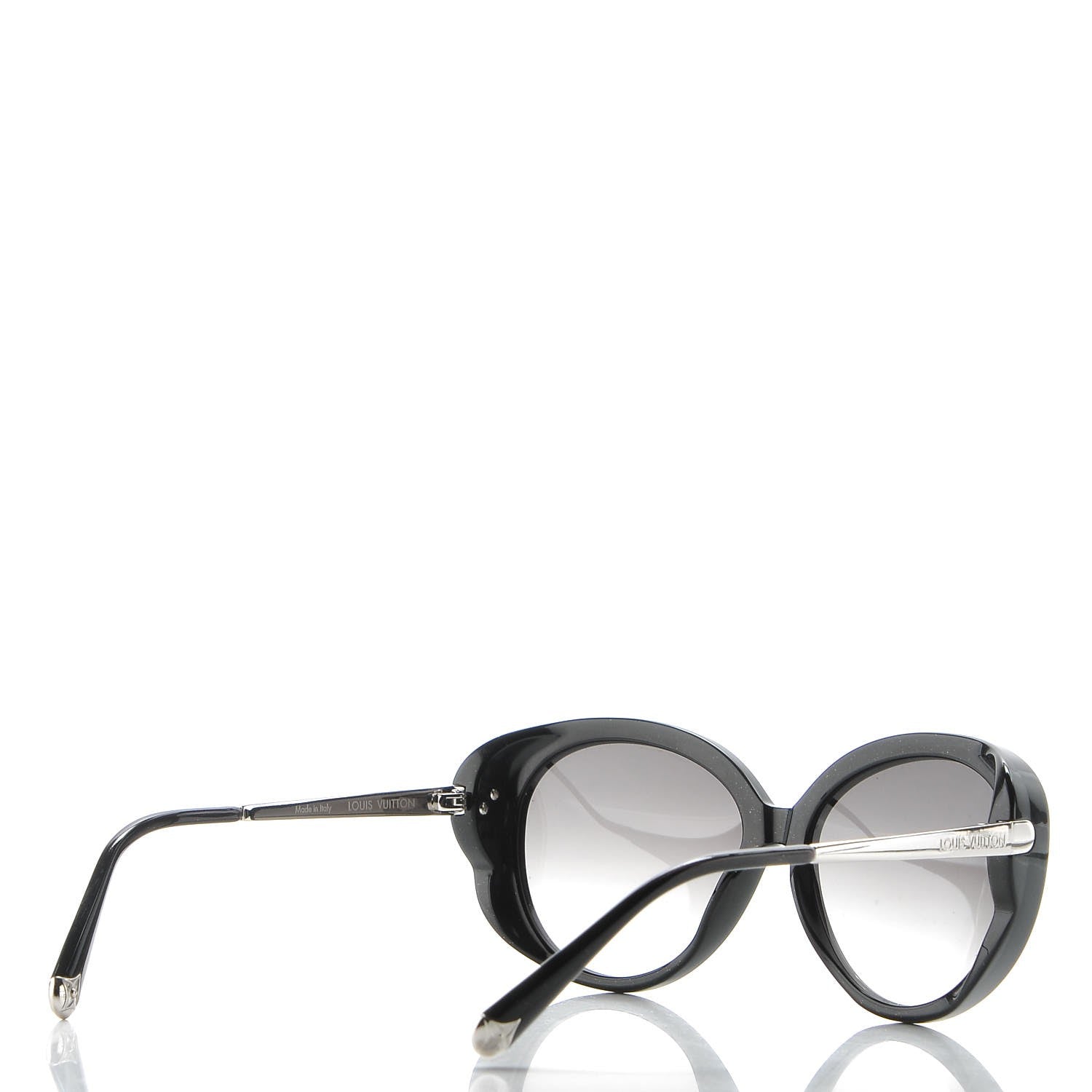 Louis Vuitton Acetate Bluebell Sunglasses Z0693W Black Glitter 4 of 7