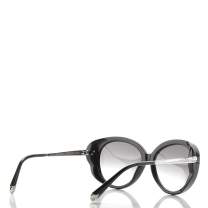 Louis Vuitton Acetate Bluebell Sunglasses Z0693W Black Glitter 4 of 7