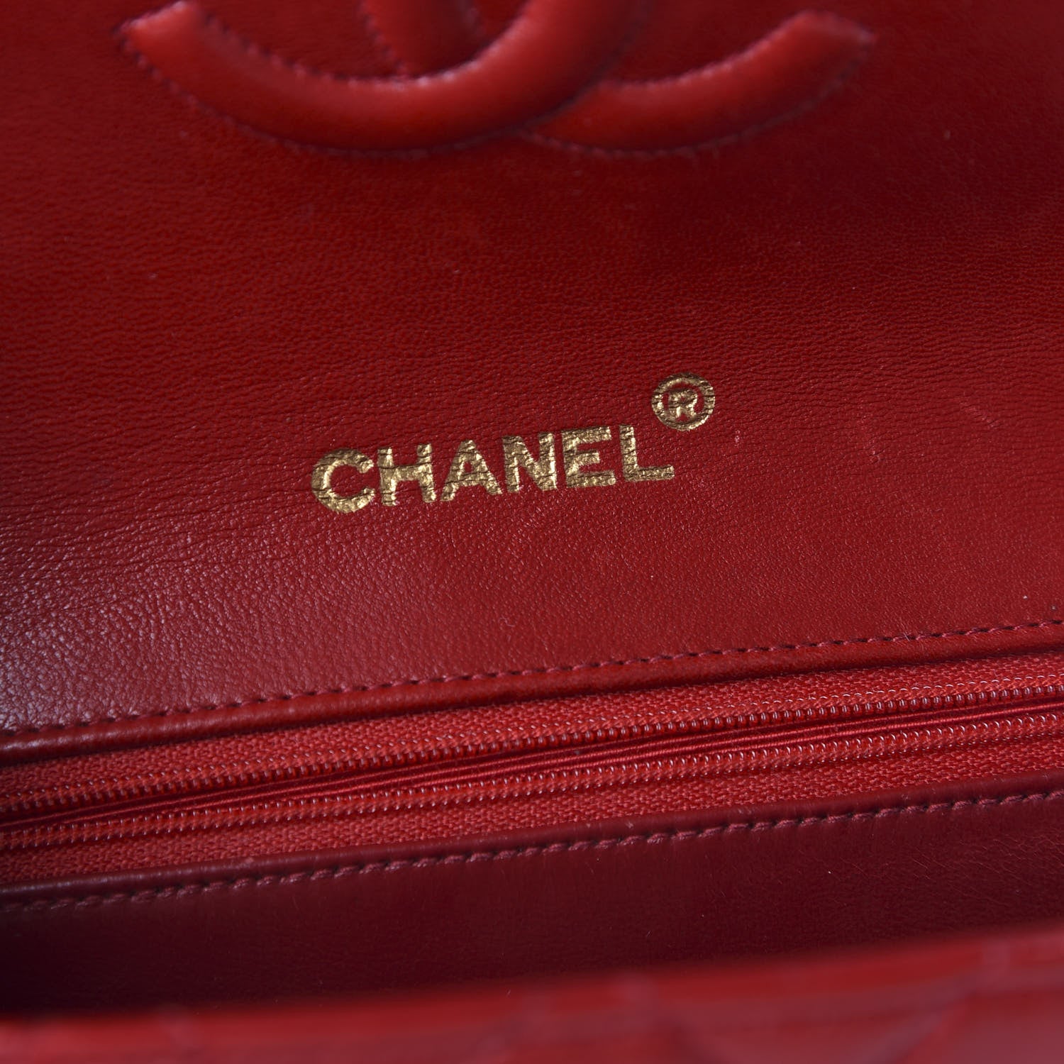 Chanel Lambskin Quilted Envelope Flap Red 8 of 11