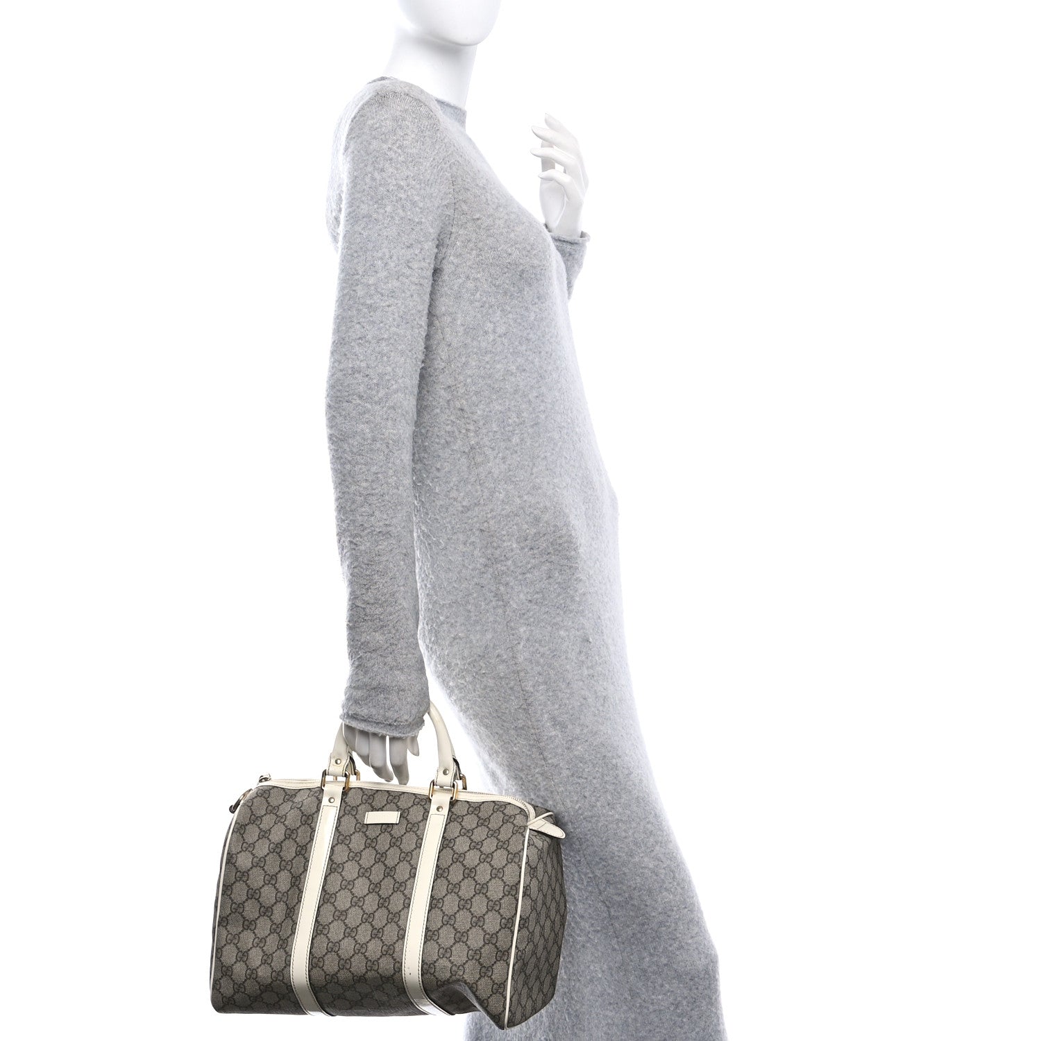 Gucci GG Plus Monogram Medium Joy Boston Off White 2 of 10