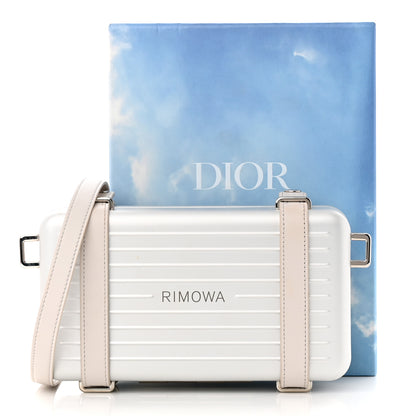 Christian Dior X RIMOWA Aluminum Personal Clutch On Strap Silver 14 of 14