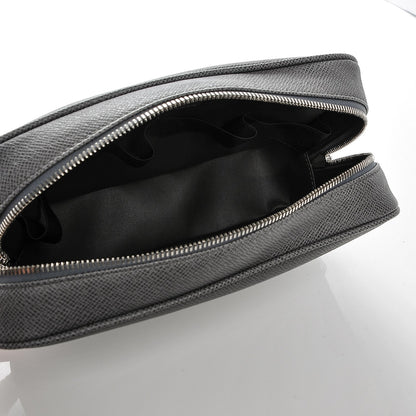Louis Vuitton Taiga Toilet Pouch GM Glacier 6 of 6
