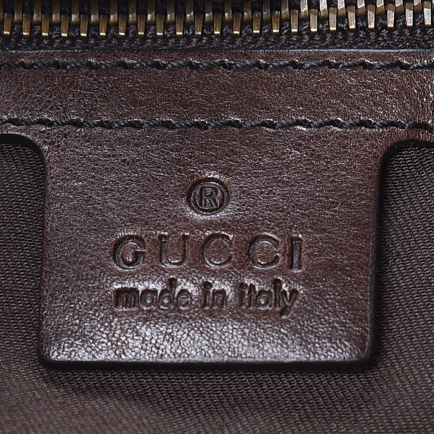Monogram Medium Jockey Tote Dark Brown