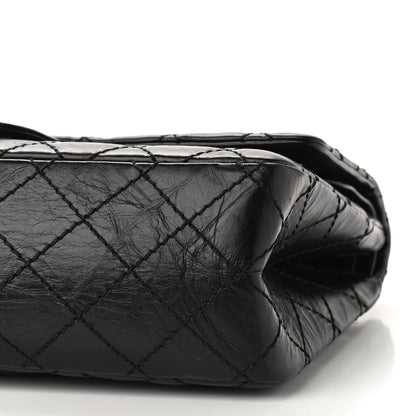 Chanel Glazed Calfskin Quilted 2.55 Reissue 226 Flap So Black 9 of 9