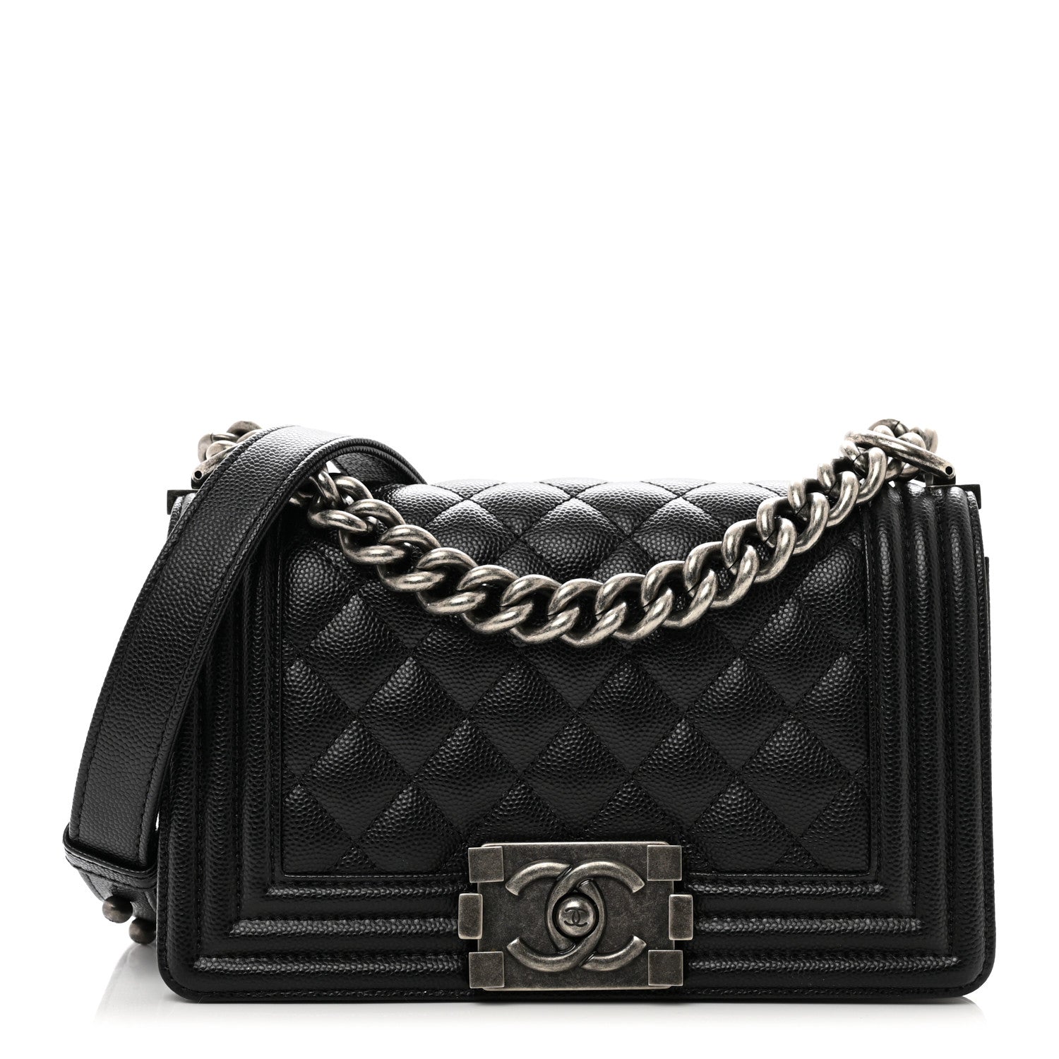 Chanel Caviar Quilted Small Boy Flap Black 1 of 11