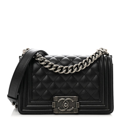 Chanel Caviar Quilted Small Boy Flap Black 1 of 11