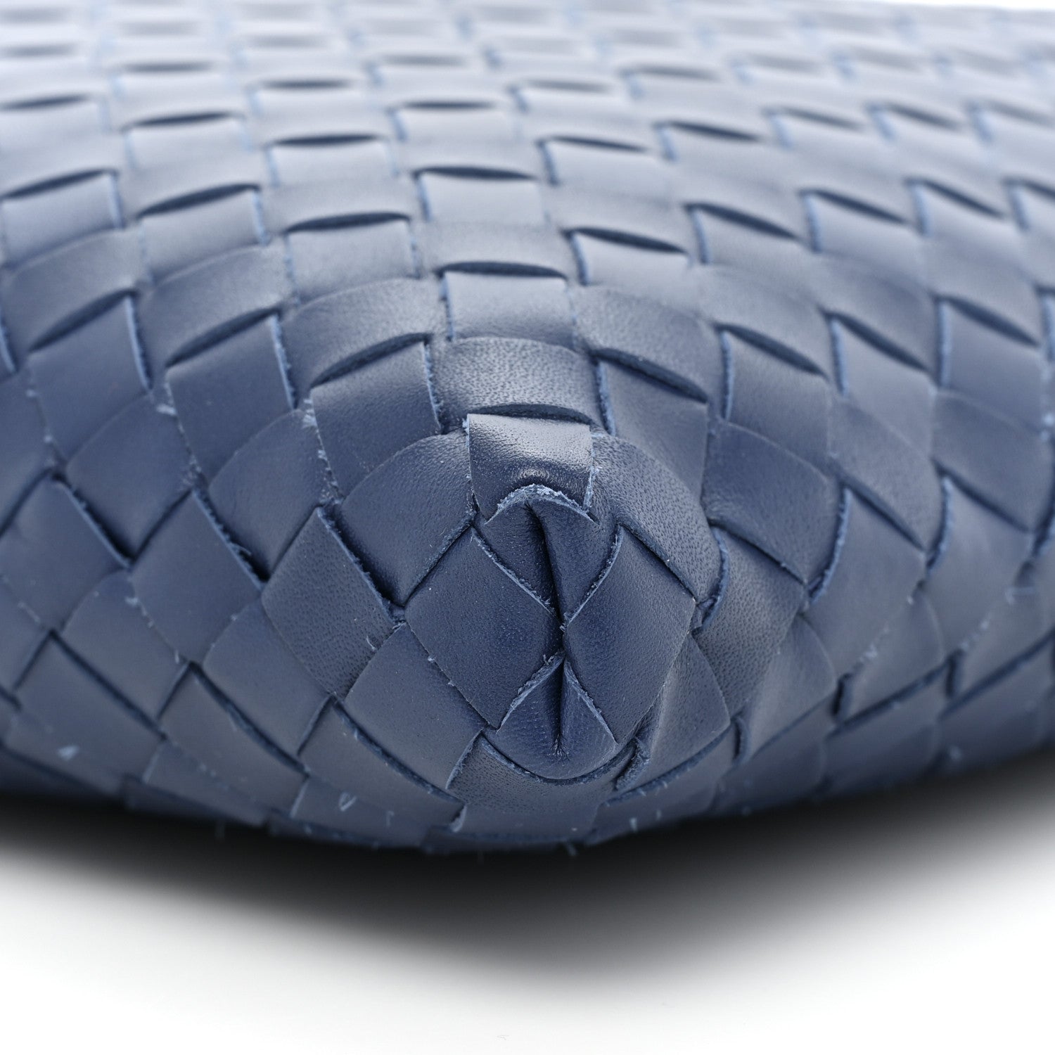 Bottega Veneta Nappa Intrecciato VN Crossbody Messenger Bag Navy 7 of 9