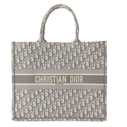 Christian Dior Oblique Large Book Tote Grey 7 of 10