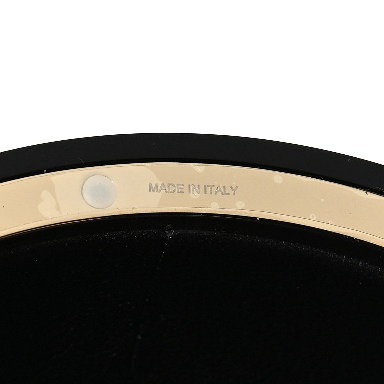 Chanel Resin Plexi CC Round Camellia Minaudiere Clutch Black White 7 of 12