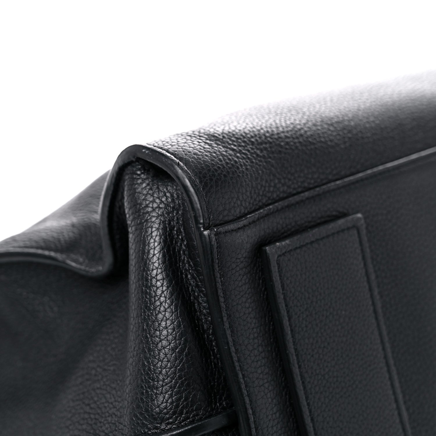 Saint Laurent Grained Calfskin Medium Souple Sac De Jour Duffle Black 10 of 19