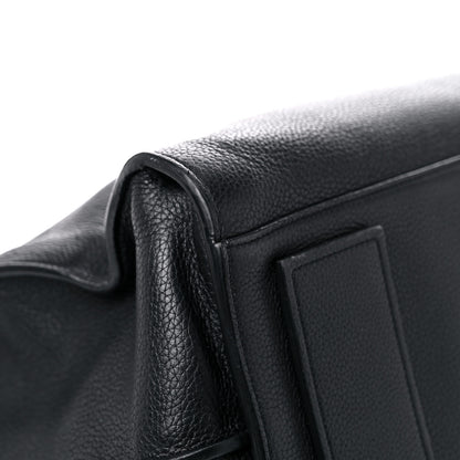 Saint Laurent Grained Calfskin Medium Souple Sac De Jour Duffle Black 10 of 19