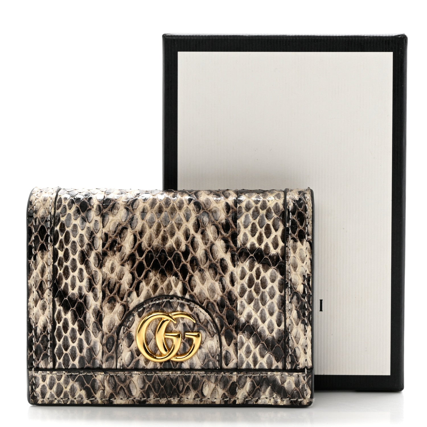 Gucci Snakeskin Ophidia Card Case Wallet Roccia 8 of 8