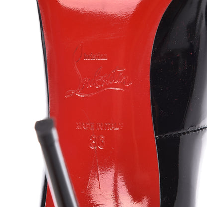 Christian Louboutin Patent Bat 100 Pumps 36 Black 7 of 8