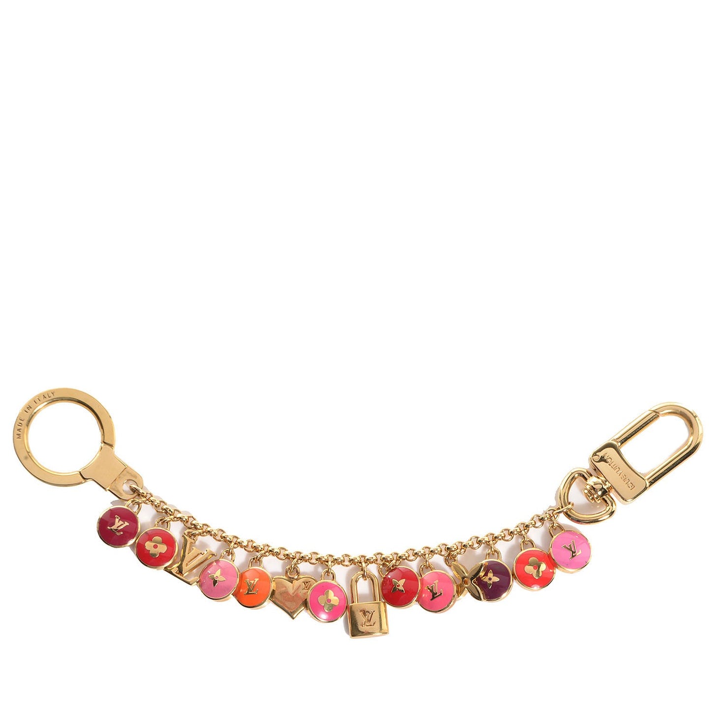 Pastilles Key Chain Bag Charm Multicolor