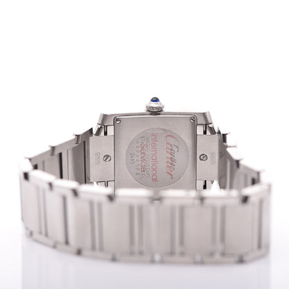 Cartier Stainless Steel 25mm Tank Francaise Quartz Watch 5 of 6
