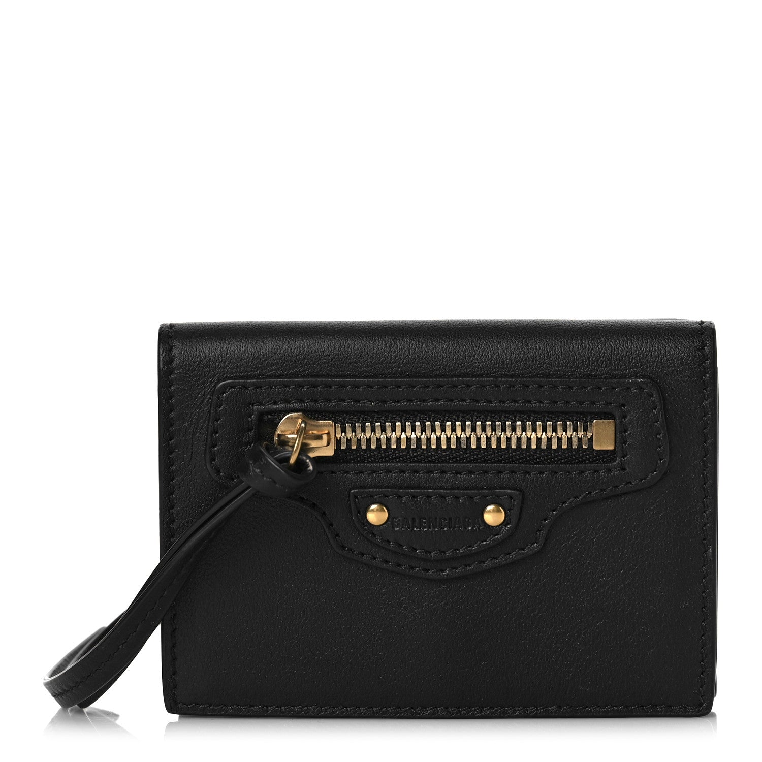 Balenciaga Calfskin Neo Classic Wallet Black 1 of 9