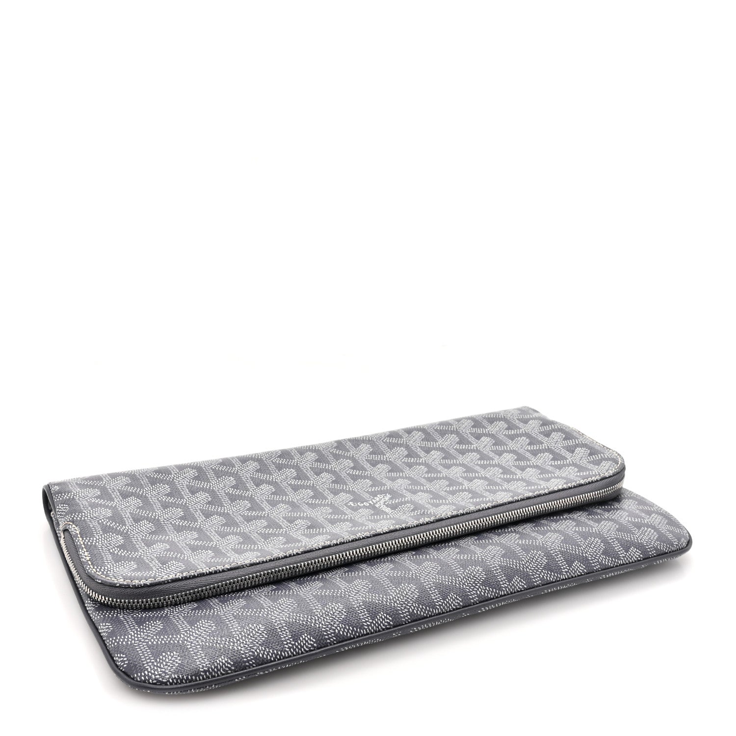 Goyard Goyardine Sainte Marie Soft Clutch Grey 4 of 10