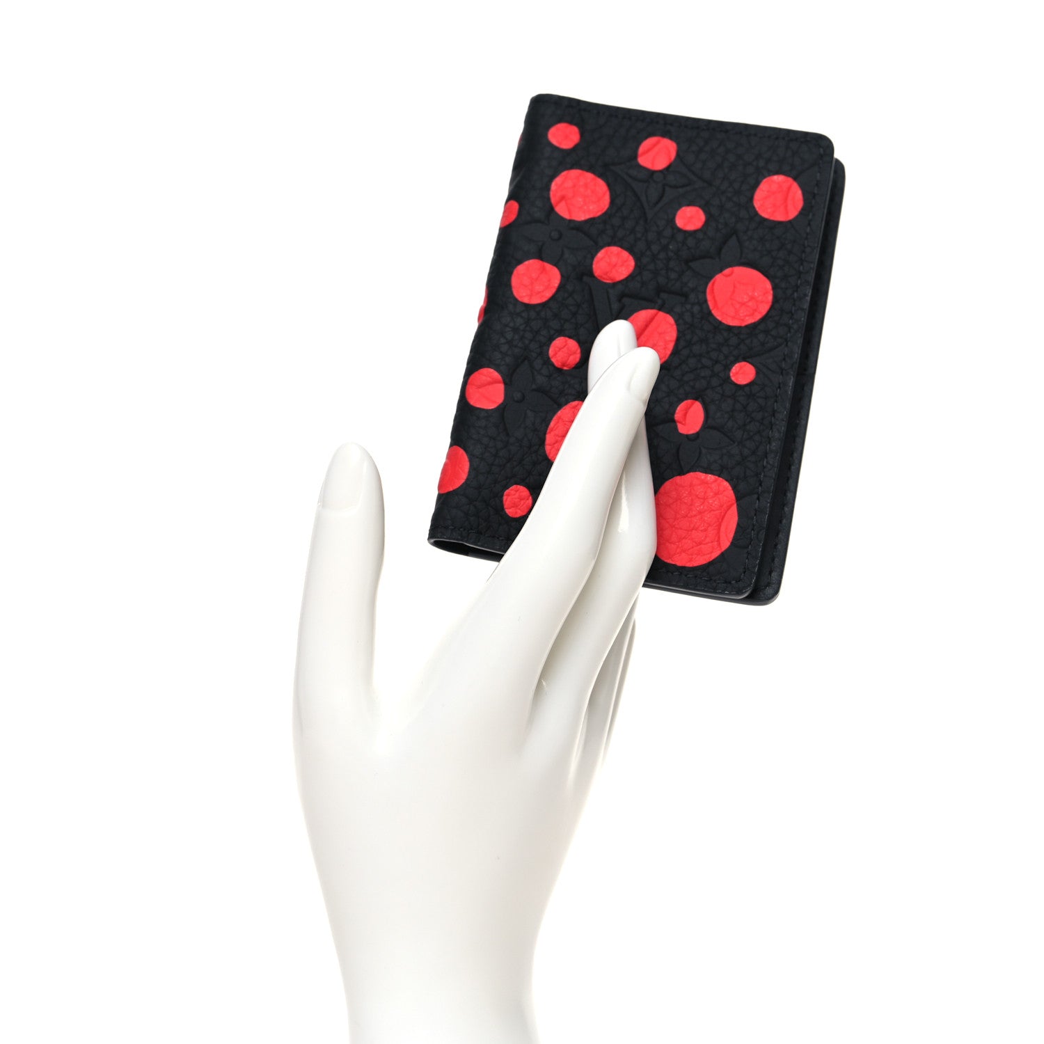Louis Vuitton LV X YK Empreinte Pocket Organizer Black Red 2 of 10