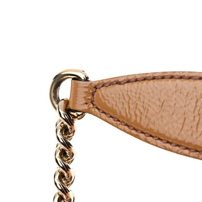 Gucci Vernice Naplack Medium Soho Chain Shoulder Bag Dark Cipria 14 of 15