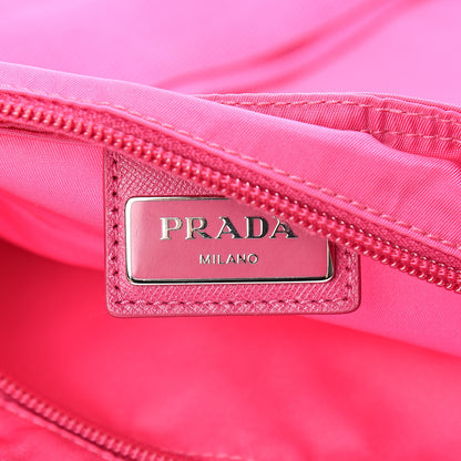 Prada Nylon Vela Flat Messenger Bag Fuxia 5 of 9