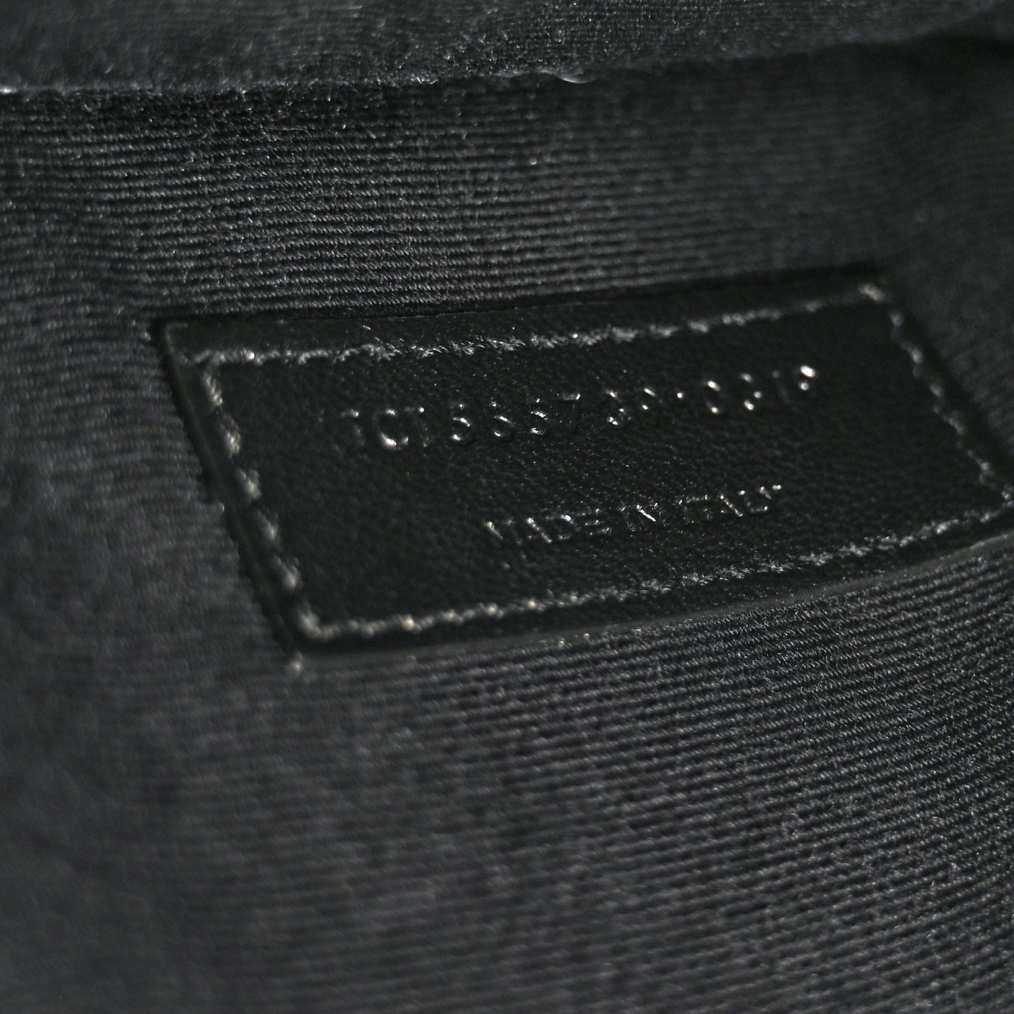 Smooth Shiny Calfskin Uptown Pouch Storm