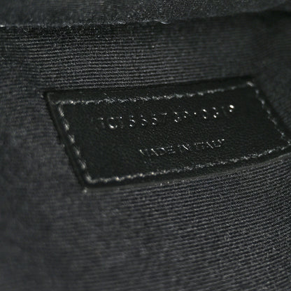 Saint Laurent Smooth Shiny Calfskin Uptown Pouch Storm 7 of 9