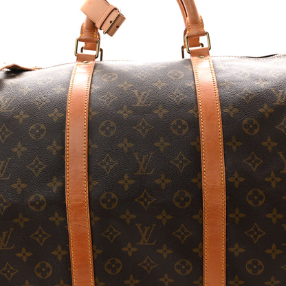 Louis Vuitton Monogram Keepall Bandouliere 60 13 of 26