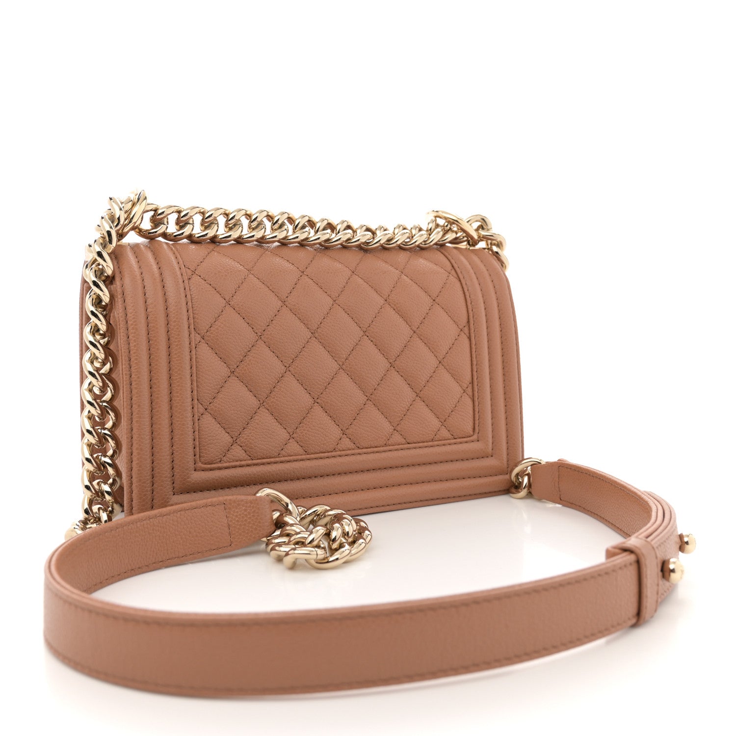 Chanel Caviar Quilted Small Boy Flap Brown 3 of 11