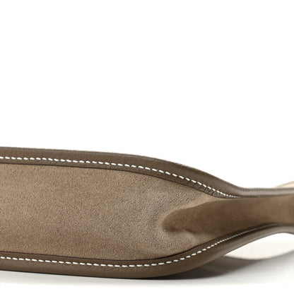 Hermes Veau Grizzly Taurillon Clemence Evelyne TPM Gris Caillou Etoupe 9 of 10