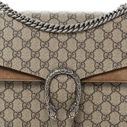 Gucci GG Supreme Monogram Medium Dionysus Shoulder Bag Taupe 8 of 12