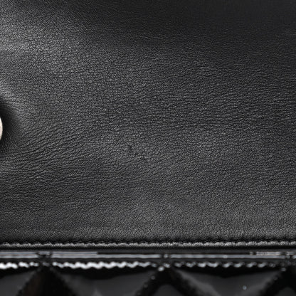 Chanel Patent Calfskin Quilted Extra Mini Rectangular Flap Black 11 of 13
