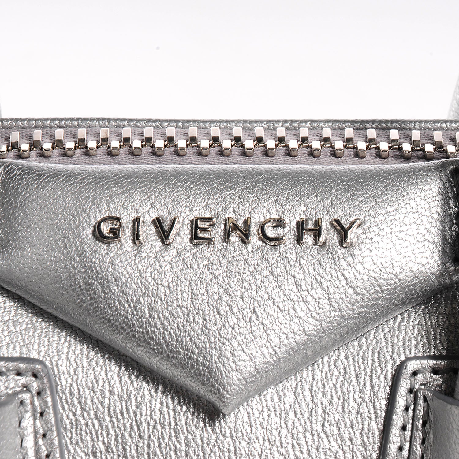Givenchy Sugar Goatskin Mini Antigona Silver 13 of 14
