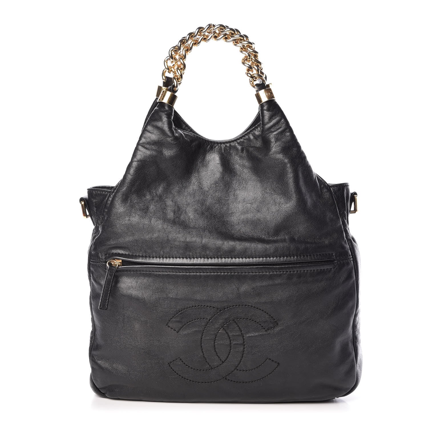 Chanel Calfskin Medium Rodeo Drive Tote Black 1 of 10