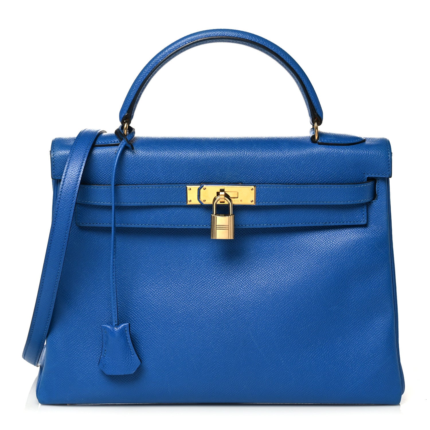Hermes Courchevel Kelly Retourne 32 Bleu France 1 of 40