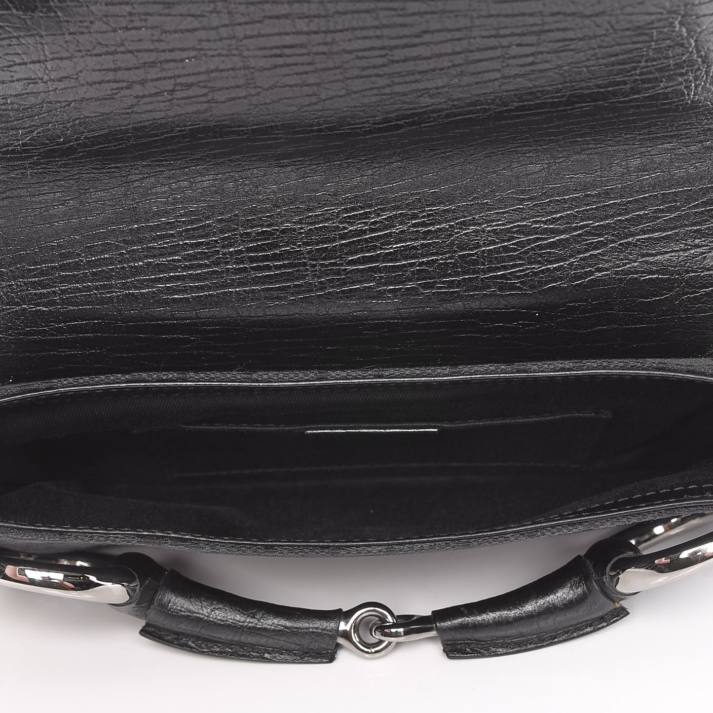 Monogram Horsebit Chain Clutch Black