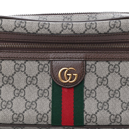 Gucci Soft GG Supreme Monogram Medium Ophidia Belt Bag Dark Brown 10 of 10
