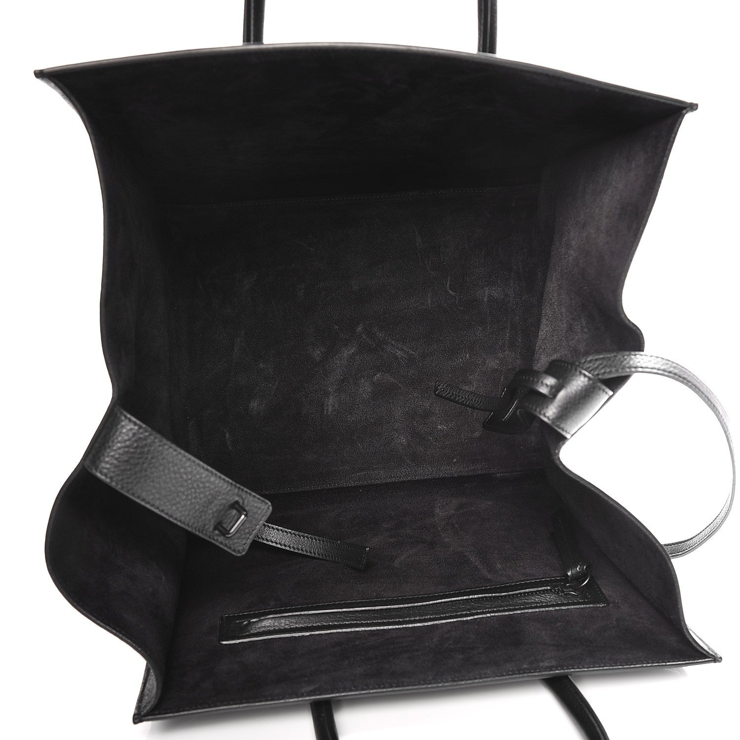 Celine Supple Calfskin Medium Phantom Luggage Black 5 of 8