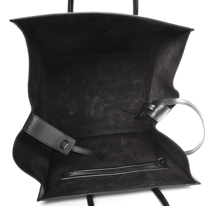 Celine Supple Calfskin Medium Phantom Luggage Black 5 of 8