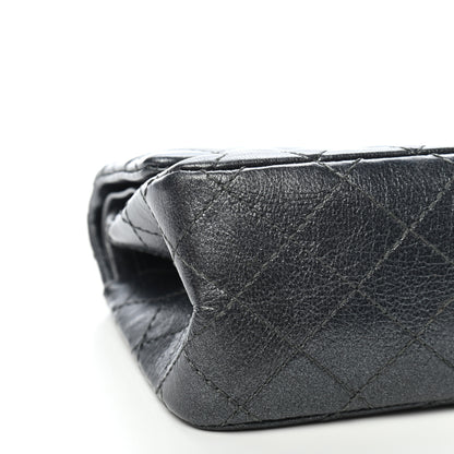 Chanel Metallic Sheepskin Quilted 2.55 Reissue 225 Flap Charcoal 12 of 15