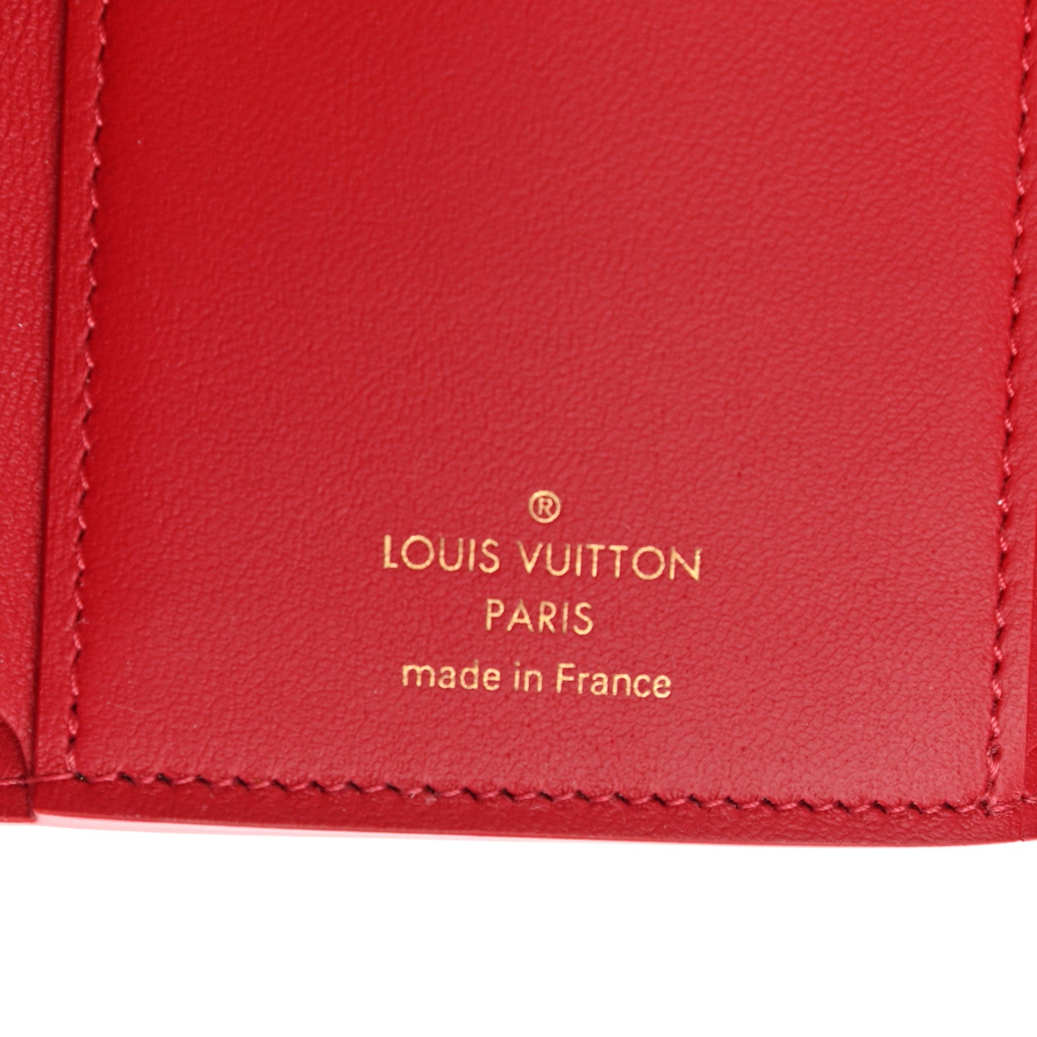 Louis Vuitton Taurillon Capucines Compact Wallet Scarlet 6 of 7