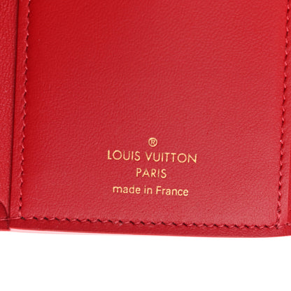 Louis Vuitton Taurillon Capucines Compact Wallet Scarlet 6 of 7