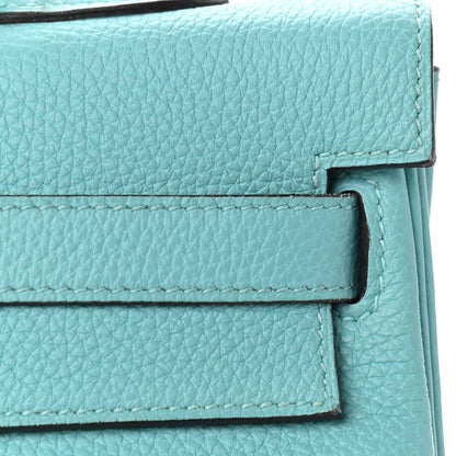 Hermes Togo Kelly Retourne 35 Bleu Atoll 13 of 15